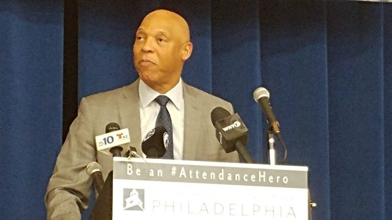  Philadelphia District Superintendent William Hite says the 