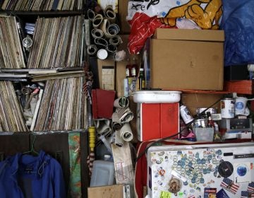  Part of a cluttered New York City apartment is shown in this photo from 2016. (AP Photo/Seth Wenig, file) 