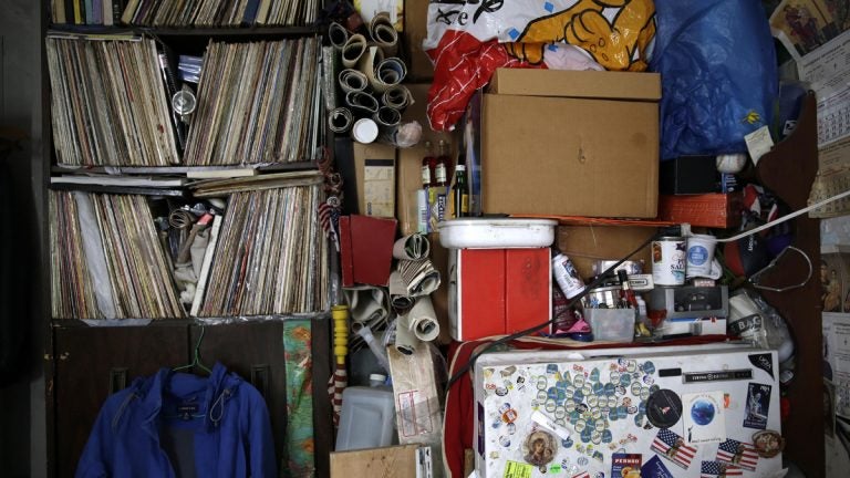  Part of a cluttered New York City apartment is shown in this photo from 2016. (AP Photo/Seth Wenig, file) 