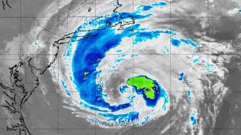 NASA's Aqua satellite captured infrared data on Tropical Storm Jose on Sept. 20 at 2:55 a.m.  (Photo courtesy of NASA)