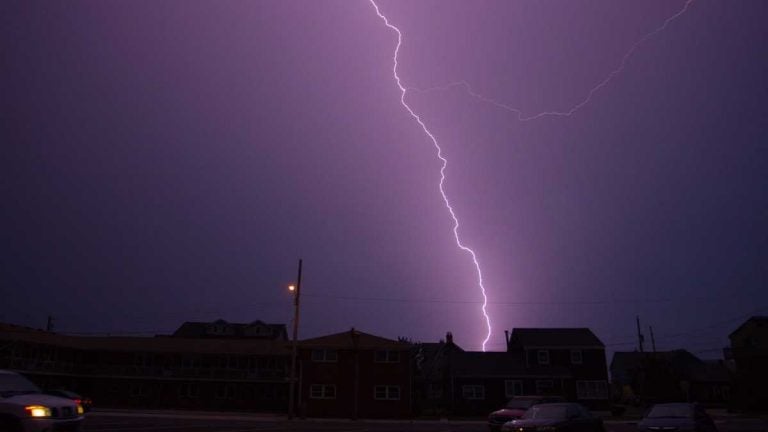 A thunderstorm in Seaside Park. (Image: Ben Currie) 