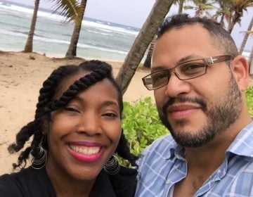 Essence Williams and fiancé Juan Ramos are shown on St. Croix in the Virgin Islands