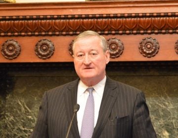 Mayor Jim Kenney criticized President Donald Trump's expansion of the travel ban to eight countries.(Tom MacDonald, WHYY)