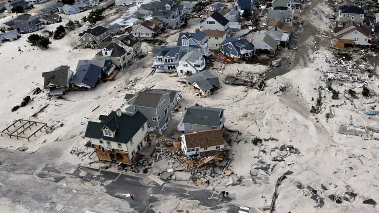 Aftermath of the destructive Superstorm Sandy