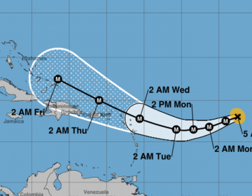  Hurricane Irma's projected track as of Sunday morning. (Image: NHC) 