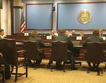  Lawmakers heard from several panels — from both inside, and outside state government — on how the unemployment compensation funding situation is affecting people, and how it can be improved. (Katie Meyer/WITF) 