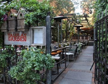 Talula's Garden on Washington Square in Philadelphia. (Emma Lee/WHYY)