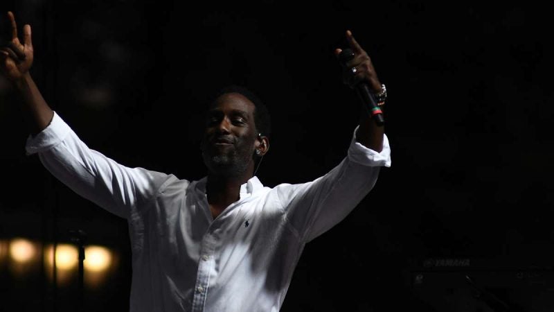 Boyz II Men perform during the Welcome America concert on the Parkway.