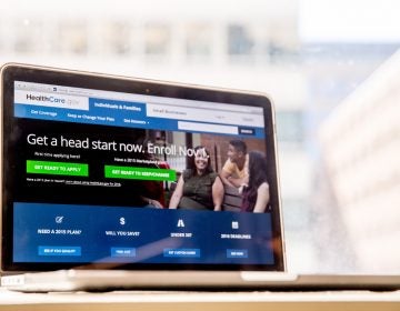 In this Oct. 6, 2015, file photo, the HealthCare.gov website, where people can buy health insurance, is displayed on a laptop screen in Washington. (Andrew Harnik/AP Photo, File)