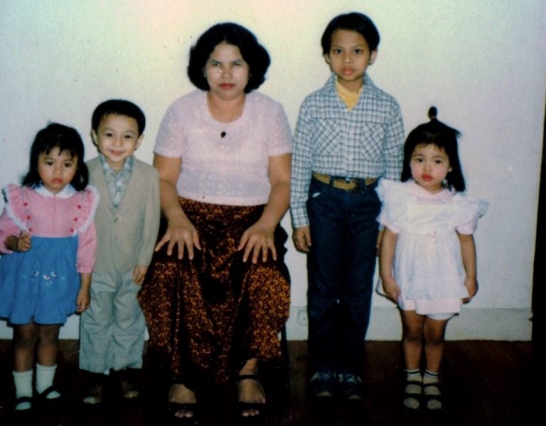 Bunkong Tuon and family