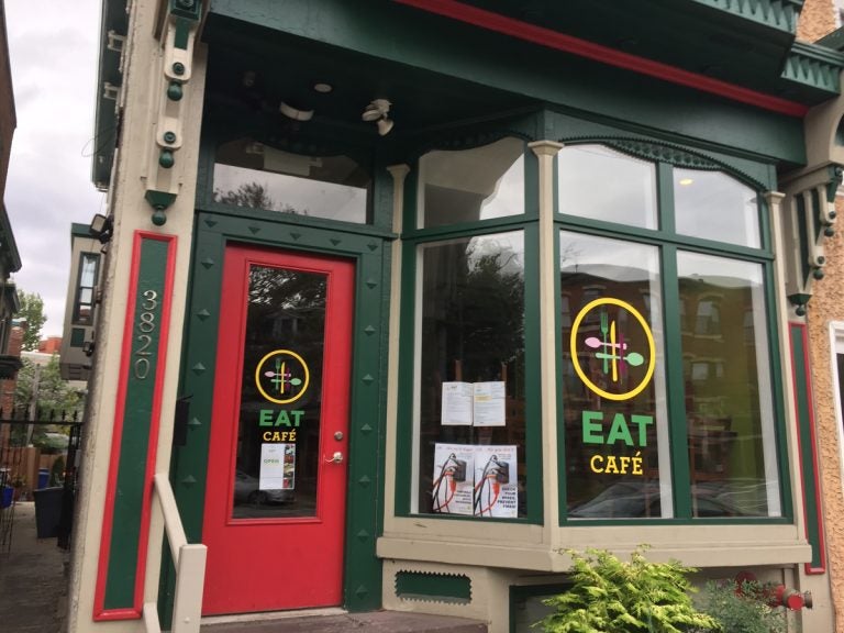 The front of a cafe in West Philadelphia