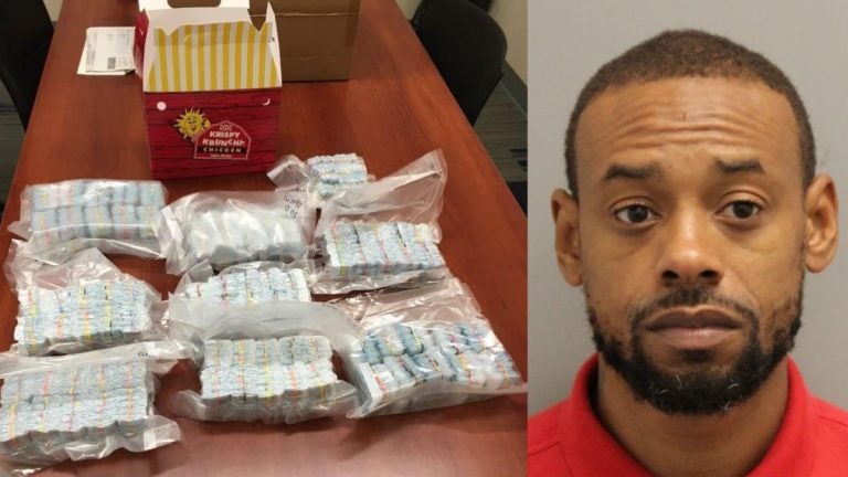 State police charged Vincent Clark of Pennsylvania with multiple drug charges after they say he had more than 11,000 bags of heroin in his possession. (photo courtesy Del. State Police)