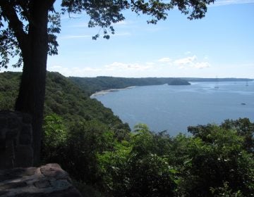 Picturesque landscape, mountain and bay