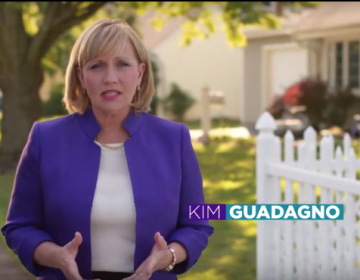 Campaign ad by Republican  Kim Guadagno. (Image from YouTube video)