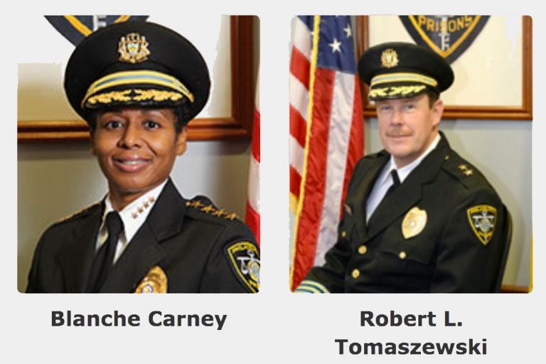 Philadelphia prisons Commissioner Blanche Carney and Deputy Commissioner Robert Tomaszewski appear side-by-side on the city's website. (phila.gov)