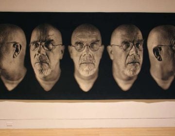 The Pennsylvania Academy of Fine Arts is hosting the first major exhibition in Philadelphia of the photographs of Chuck Close. The 183-inch-long ''Self-Portrait/Five Part'' was made in 2009.