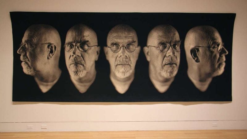 The Pennsylvania Academy of Fine Arts is hosting the first major exhibition in Philadelphia of the photographs of Chuck Close. The 183-inch-long ''Self-Portrait/Five Part'' was made in 2009.