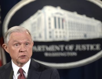 Attorney General Jeff Sessions makes a statement at the Justice Department in Washington, Tuesday, Sept. 5, 2017, on President Barack Obama's Deferred Action for Childhood Arrivals, or DACA program.