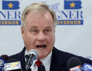 Pennsylvania state Sen. Scott Wagner, who is running for the GOP gubernatorial nomination next year, has been urging fellow Republicans not to support a natural gas severance tax — in part because he thinks it would help Democratic Gov. Tom Wolf politically. (AP file photo)