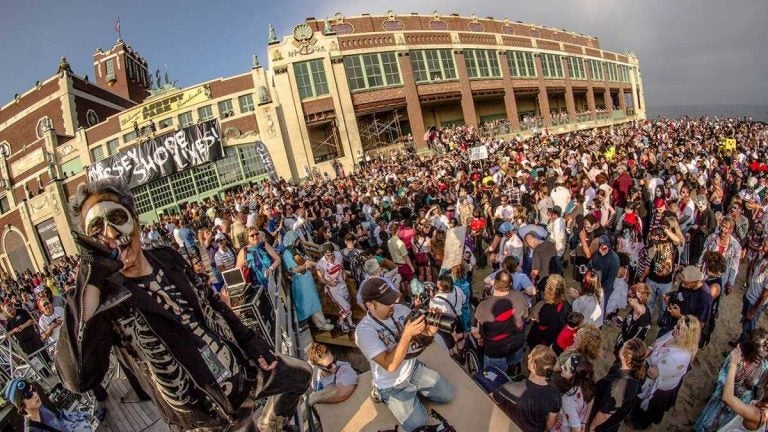 A scene from the 2013 Asbury Park Zombie Walk. (Photo: Chris Spiegel/Blur Revision Media Design)