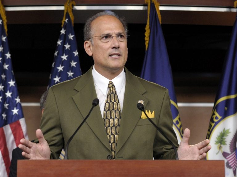 In file photo, Rep. Thomas Marino, R-Pa., speaks during a news conference on Capitol Hill in Washington. Marino, President Donald Trump's former nominee to be the nation's drug czar, is defending his role in writing a law that critics say weakened the government's authority to stop companies from distributing opioids.(AP Photo/Susan Walsh, File)