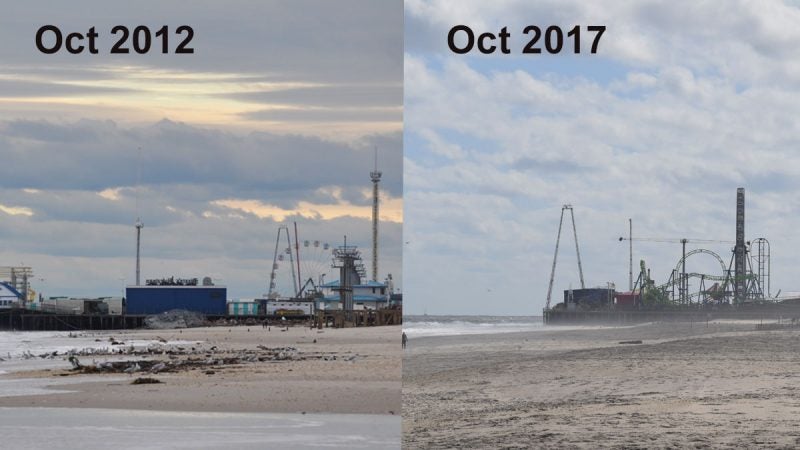 How the Jersey Shore looks 5 years after Superstorm Sandy - WHYY