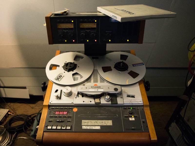 run your song through a reel to reel tape machine