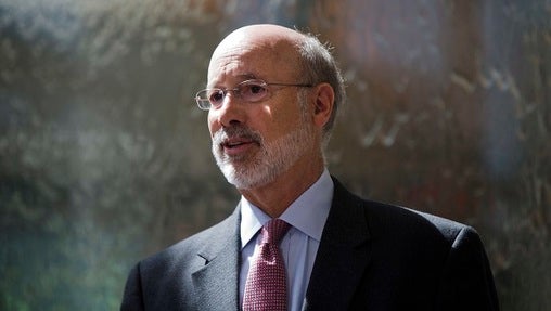 Pennsylvania Gov. Tom Wolf stopped the practice of accepting gifts among people under his authority when he took office three years ago, but that does not apply to state legislators and other elected state officials. (Matt Rourke/AP Photo, file)