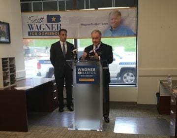 Typically, candidates for Pennsylvania governor don't announce a running mate, because the two run separately in the primary. (Katie Meyer/WITF)