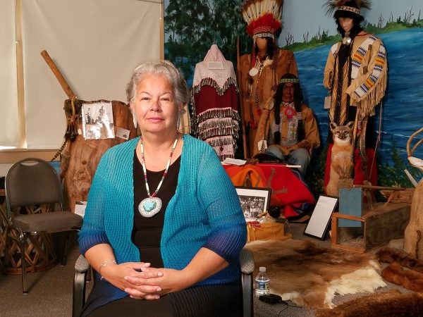 Chief Carmine, the Nanticoke's first female chief, looks to pass on Native American traditions.