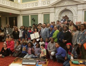 Philadelphia City Council honors civil rights activists at City Hall. (photo courtesy of council member Helen Gym's office)