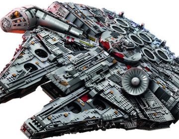 
Legos have been reliably popular holiday gifts. But fans will have to wait for this 7,500-piece Millennium Falcon. It's sold out, and even when in stock, currently only available to VIP customers.
(Jim van Gulk/Lego) 