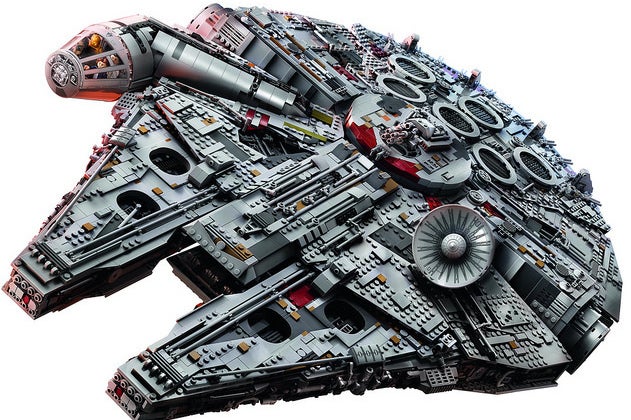 
Legos have been reliably popular holiday gifts. But fans will have to wait for this 7,500-piece Millennium Falcon. It's sold out, and even when in stock, currently only available to VIP customers.
(Jim van Gulk/Lego) 