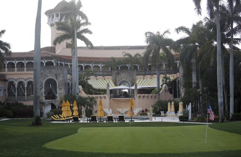 This Saturday, April 15, 2017, file photo shows President Donald Trump's Mar-a-Lago estate in Palm Beach, Fla. The Trump Organization asked the federal government on July 20, 2017, to grant dozens of special visas to foreign nationals to work at two of the President Donald Trump’s private clubs in Florida, including his Mar-a-Lago resort. (Alex Brandon/AP Photo, File)