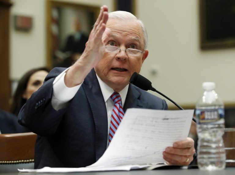 In this Nov. 14, 2017, photo, Attorney General Jeff Sessions testifies during a House Judiciary Committee hearing on Capitol Hill in Washington. An FBI report on black “extremists” is stirring fears of a return to a time when the agency notoriously spied on civil rights groups. An FBI report on black “extremists” is stirring fears of a return to a time when the agency notoriously spied on civil rights groups. Sessions, a former Alabama senator whose career has been dogged by questions about race and his commitment to civil rights, did not ease lawmakers’ concerns when he was unable to answer questions about the report or its origins during the hearing. (Carolyn Kaster/AP Photo)