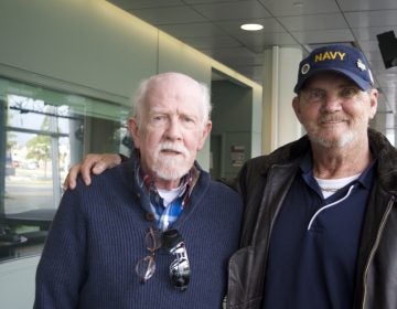 Lou Farren (left) and Brad Ward both served in Vietnam, and received lungs from the same organ donor.