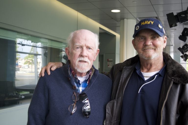 Lou Farren (left) and Brad Ward both served in Vietnam, and received lungs from the same organ donor.