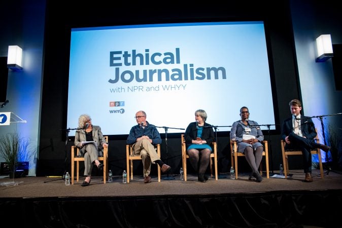 Ethical Journalism event at WHYY on November 14, 2017