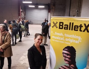 Executive and artistic director Christine Cox at the BalletX groundbreaking.