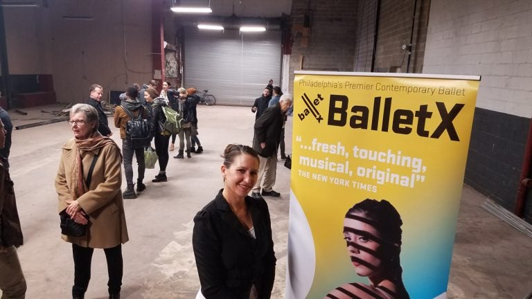 Executive and artistic director Christine Cox at the BalletX groundbreaking.