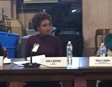 Kayla Watkins took part in a roundtable discussion on ways of ending harassment on the street. Watkins says it's a 