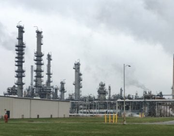 Delaware City Refinery, where the cost of buying the EPA’s biofuel credits now exceeds payroll, and is the second-largest expenditure item after crude oil. (Jon Hurdle/StateImpact PA)