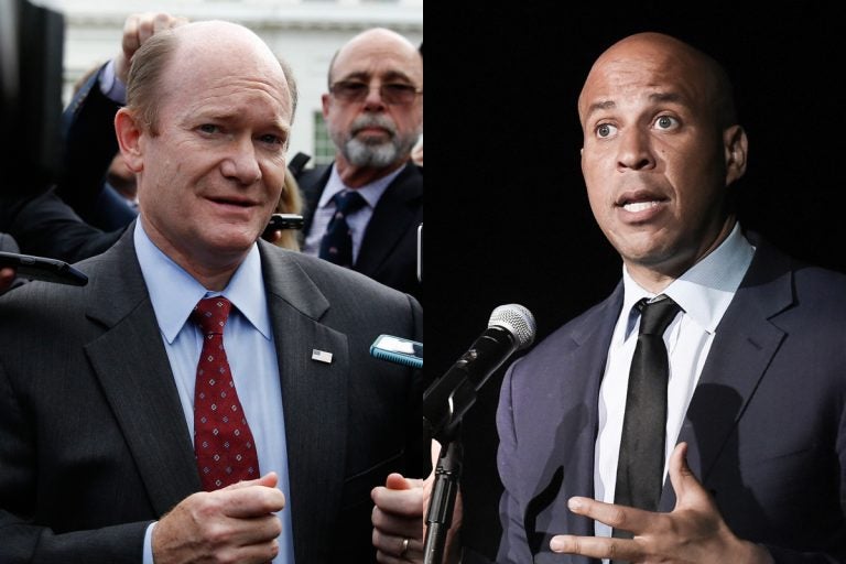 Sen. Chris Coons of Delaware and Sen. Cory Booker of New Jersey are leading efforts to block the firing of special prosecutor Robert Mueller