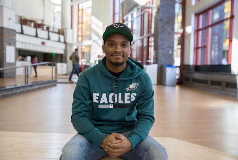 Hazim Hardeman is the first Temple University graduate heading to Oxford University in England as a Rhodes scholar. (Lindsay Lazarski/WHYY)