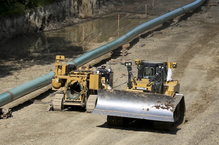 A pipeline construction site in Jackson Township, Butler County, Pa. A recent ruling over a disputed valve station in Chester County has created more construction delays for the Mariner East 2 natural gas liquids pipeline. (Keith Srakocic/AP Photo)