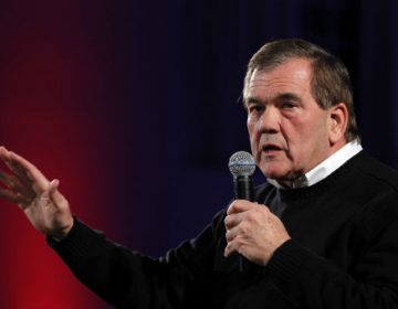 Former Pennsylvania Gov. and former Homeland Security Secretary Tom Ridge speaks during a campaign event in Peterborough, N.H in this 2012 file photo. (Matt Rourke/AP Photo)