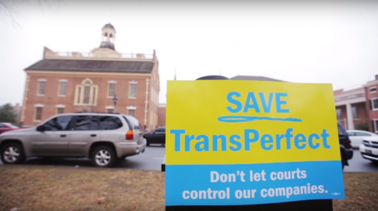 This screen grab from an advertisement from the group Citizens for a Pro-Business Delaware has been part of a marketing blitz to keep the company intact. (YouTube)
