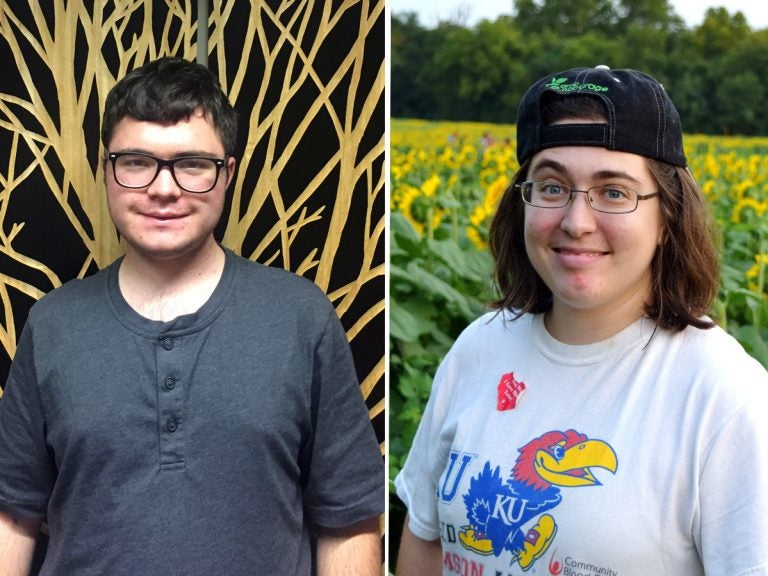 James Carmody has Asperger's syndrome and is a freshman at the State University of New York College of Environmental Science and Forestry. He sat down with Elizabeth Boresow, who graduated from the University of Kansas and also has autism. (Courtesy of James Carmody; Allison Marcus) 