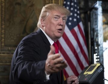 President Donald Trump at his Mar-a-Lago estate in Palm Beach, Fla.