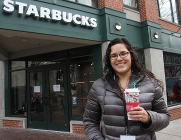 The new Starbucks on South Warren Street in Trenton is a big hit with state workers like Gemma Navarro.
